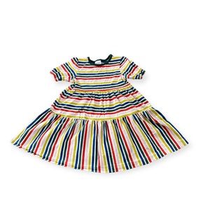 Hanna Andersson Colorful Striped Dress, size 4